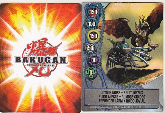bnk jc Bakugan - set 10 carduri magnetice diferite ( 2011)