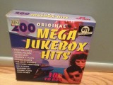MEGA JUKEBOX HITS - VARIOUS ARTISTS - 10 CD BOX (1993/DISKY/UK) - CD ORIGINAL, Rock, Emi Records