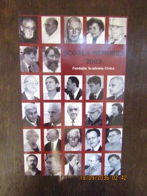 SCOALA MEMORIEI 2003 foto
