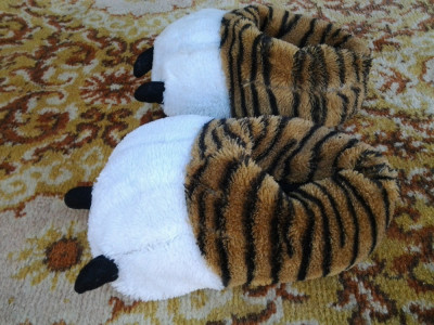 Wild Tiger | papuci de casă copii mar. 30 | 19 cm foto