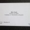 Carte de vizita MIHAI ZAMFIR (profesor universitar si critic)