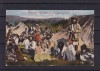 SALUTARI DIN ROMANIA SATRA DE TIGANI CIRCULATA OCTOMBRIE 1917 POSTA GERMANA, Printata