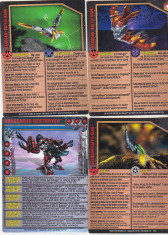 bnk jc Bakugan - set 40 carduri diferite ( 2011-2012) , nemagnetice foto