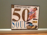 50 SOUL HITS - VARIOUS ARTISTS - 2CD SET (1993/STARLIFE/GERMANY) - CD ORIGINAL, Rock, Polydor
