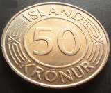 Cumpara ieftin Moneda 50 KRONUR / COROANE - ISLANDA, anul 1978 *cod 912 = UNC! PARLAMENT, Europa