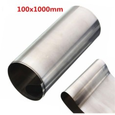 FOLIE de INOX 0.2mm grosime cu marimea de 100mm X 1000mm rezistenta la rugina foto