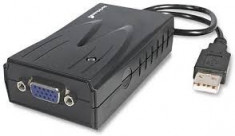 ADAPTOR USB la VGA permite conectarea monitoarelor sau televizoarelor la usb foto
