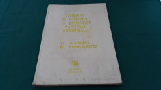 ELEMENTE DE CHIRURGIE A DEFECTELOR PARIETALE ABDOMINALE/D. SABAU, S.OPRESCU/1989 foto