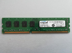 Memorie Ram Crucial 4 GB DDR3 1600 Mhz Desktop. foto