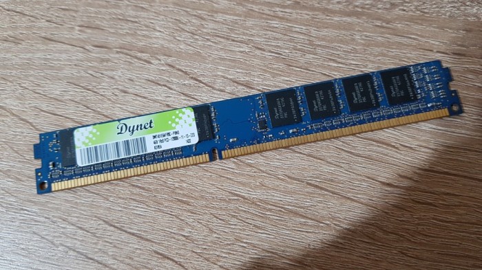 4GB DDR3 Desktop Brand Dynet,1x4GB,1600Mhz,PC3-12800,CL11,Single Sided foto mare 4GB DDR3 Desktop Brand Dynet,1x4GB,1600Mhz,PC3-12800,CL11,Single Sided foto mare