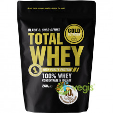 Total Whey Pudra Proteica Ciocolata Alba si Alune de Padure 260g foto