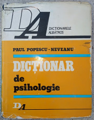 Dictionar de Psihologie de Paul Popescu-Neveanu, 1978, Bucuresti foto
