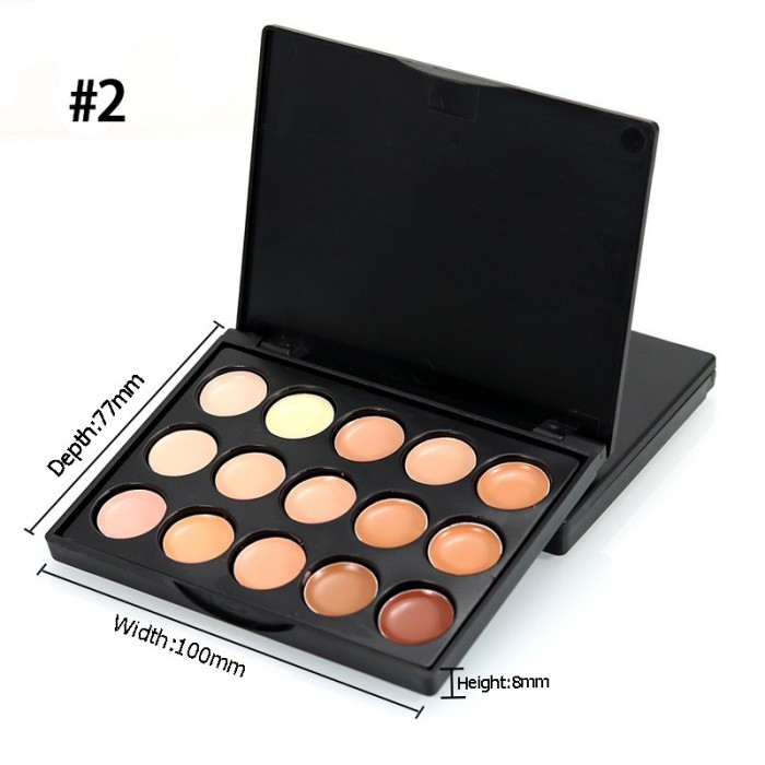 15 fond de ten fond ten corector anticearcan concealer 15 culori baza machiaj foto mare 15 fond de ten fond ten corector anticearcan concealer 15 culori baza machiaj foto mare