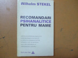 Recomandari psihanalitice pentru mame Wilhelm Stekel 1995 009