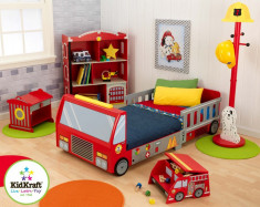 Pat Fire Truck Camion de pompieri de la KIDKRAFT din lemn MDF foto