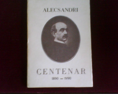 Alecsandri Centenar 1890-1990, ed. plurilingva, Cantecul gintei latine foto