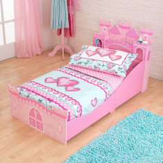 Patut Castelul Printesei Kidkraft Princess Castle din lemn MDF foto