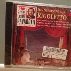 PAVAROTTI - RIGOLETTO - HighLights (1989/DECCA/RFG) - CD ORIGINAL/Sigilat/Nou