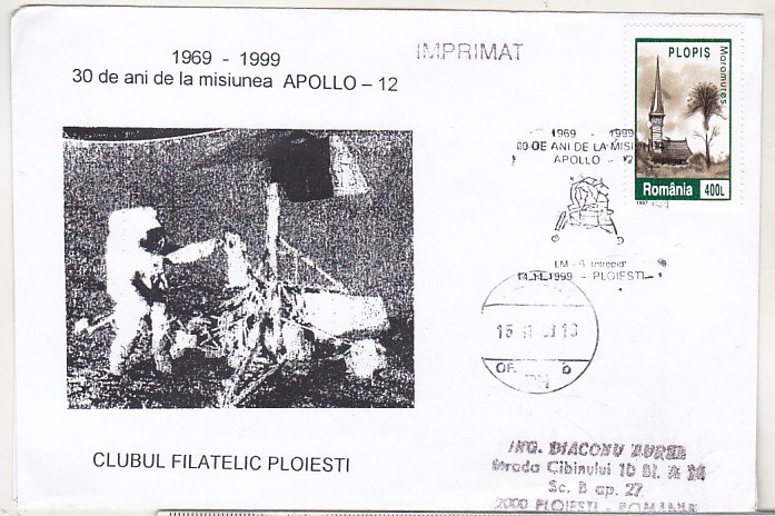 bnk fil Plic ocazional Apollo 12 1969-1999 , circulat