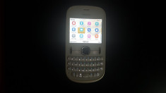 Telefon Nokia Asha 200 Dualsim Alb/Negru Liber de retea, Livrare gratuita! foto
