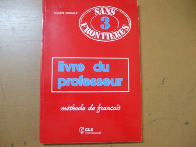 Methode du francais sans frontieres 3 livre du professeur 1985 020 foto