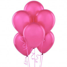 Baloane roz, diametru 30 cm, latex, set 100 bucati Digital Media foto