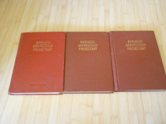 MANUALUL ARHITECTULUI PROIECTANT - 3 VOL. foto