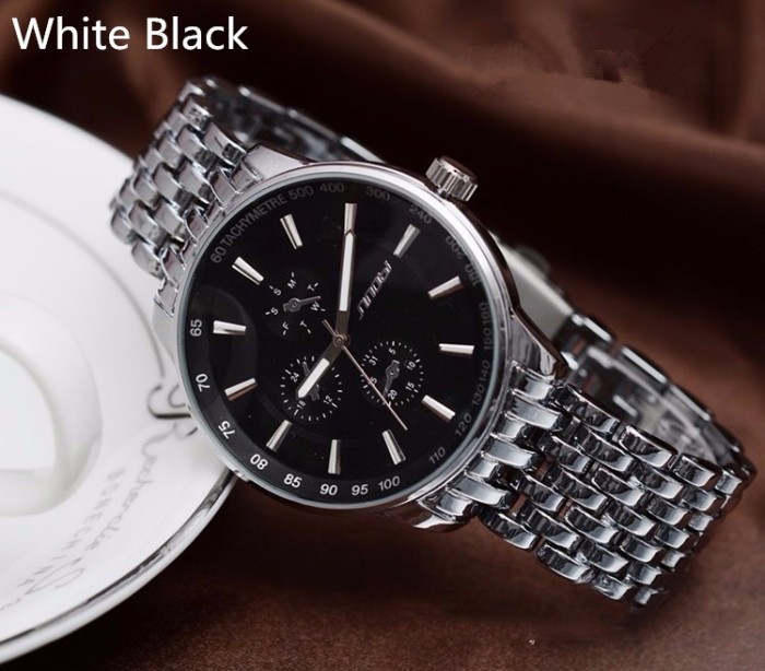 Ceas LUXURY SINOBI Bratara Metalica JAPAN MOVEMENT Cadran ALB ALBASTRU BARBATI foto mare Ceas LUXURY SINOBI Bratara Metalica JAPAN MOVEMENT Cadran ALB ALBASTRU BARBATI foto mare
