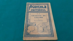 BIBLIOTECA AGRICOLA *GRADINA DE LEGUME*CU 12 IMAGINI /M.M. GEORGESCU/1939 foto