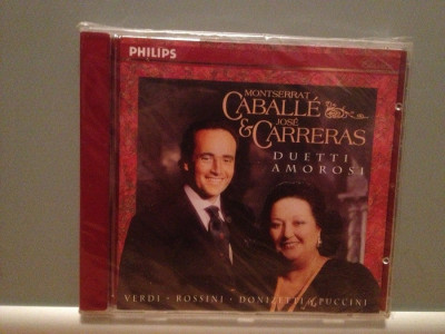 CABALLE &amp;amp; CARRERAS - DUETTI AMOROSI (1992/PHILIPS/UK) - CD ORIGINAL/Sigilat/Nou foto