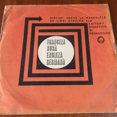 DISCURI ANEXE LA MANUALELE DE LIMBI STRAINE Limba franceza clasa VIII (1 VINIL)