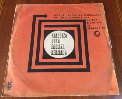 DISCURI ANEXE LA MANUALELE DE LIMBI STRAINE Limba franceza clasa VIII (1 VINIL) foto