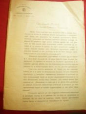 Adresa Antet Patriarhia Romana 1949,semnata Patriarh Iustinian 1949 terenuri foto