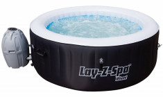 Piscina Gonflabila tip Jacuzzi cu Hidromasaj si Incalzire Apa Bestway Lay-Z SPA Miami foto