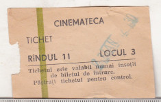bnk div Tichet Cinemateca foto