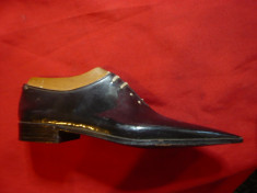 Miniatura -Pantof pe calapod - Reclama ,L= 16 cm -interbelica foto