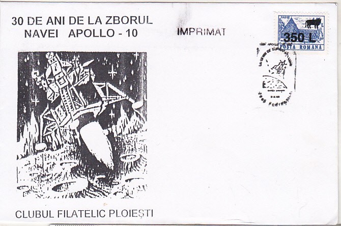 bnk fil Plic ocazional Apollo 10 - 30 ani de la zbor 1999 - necirculat