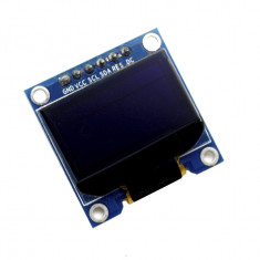 Display 0.96" OLED 128x64 6 pini IIC I2C Arduino ( ALBASTRU - BLUE ) (d.644)