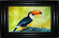 Acuarela Tucan (tablouri tablou picturi pictura grafica decor) foto