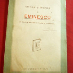 M.Dragomirescu - Critica Stiintifica si Eminescu - Ed.3a - 1925