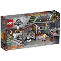 Set de constructie LEGO Jurassic World Urmarirea Velociraptorului din Jurassic Park foto