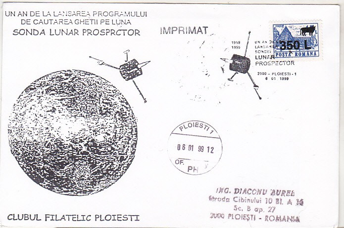 bnk fil Plic ocazional Sonda Lunar Prospector - 1999 - circulat