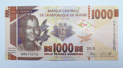 1000 Francs Guinee 2015 Franci Guinea / 073256 foto