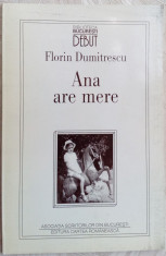 FLORIN DUMITRESCU - ANA ARE MERE (VERSURI, volum de debut - 1997) foto