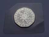 #4 - 5 Euro 2011 Austria argint Proof Aniversara Pummerin, Europa