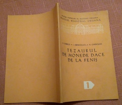 Tezaurul de monede dace/dacice de la Fenis - E. Chirila, I. Ordentlich foto