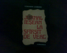 Veniamin Ciobanu Jurnal iesean la sfarsit de veac (1775-1800), ed. princeps foto