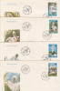 ROMANIA 1984 , LP 1116 , FAUNA OCROTITA DIN REZERVATIILE ROMANESTI SERIE FDC, Stampilat