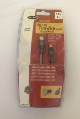 Cablu Belkin IEEE 1394 FireWire / F3N402ea06-ICE / 4 pini - 4 pini / 1.8m (253) foto