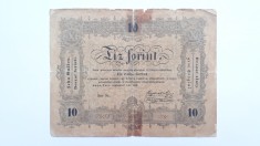 10 Forint 1848 Ungaria , Transilvania foto